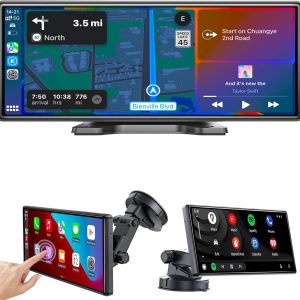 10.26" Touchscreen Dual Camera Dashcam CarPlay Auto