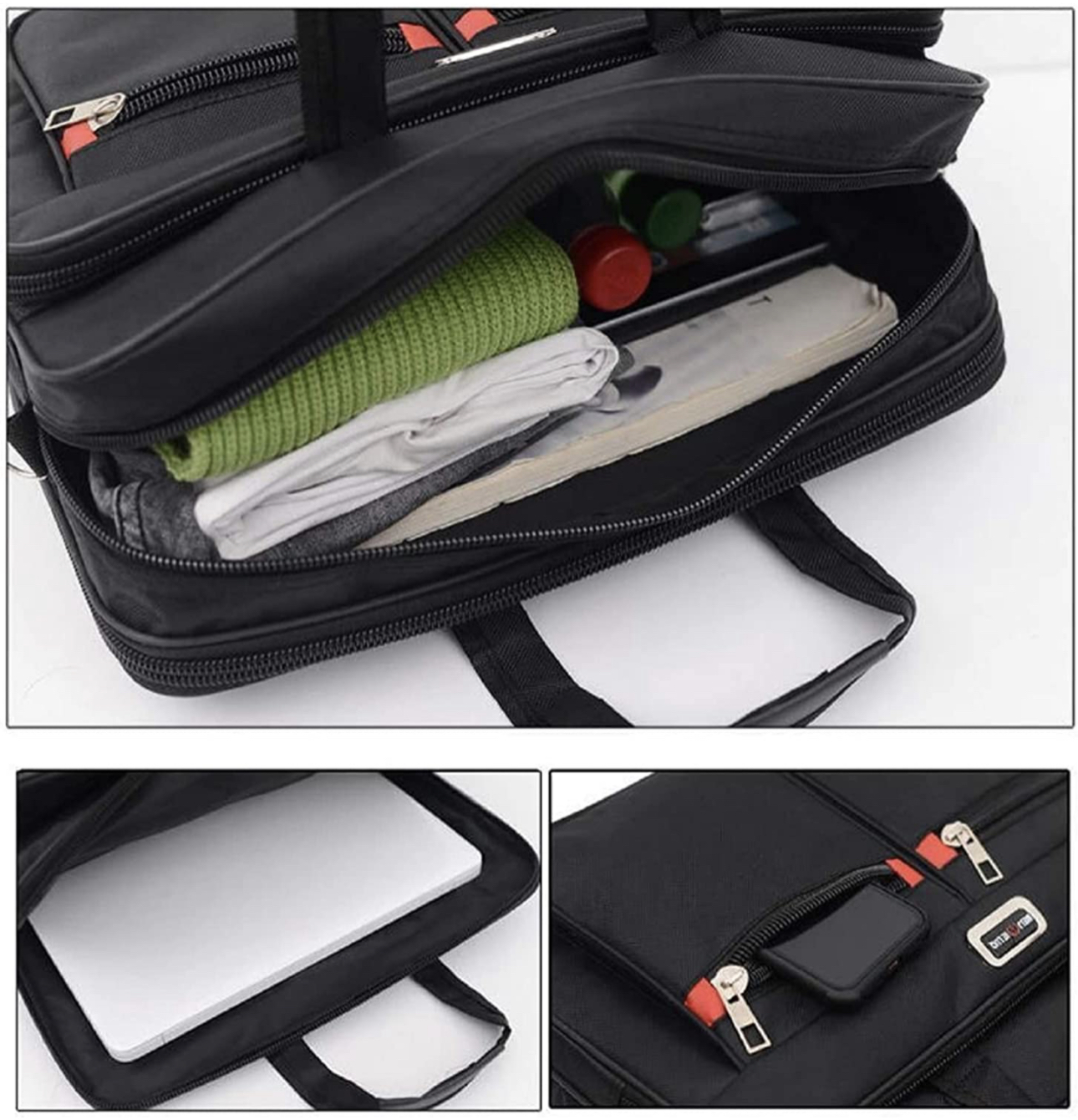 15.6” Laptop Briefcase Shoulder Bag - Image 2