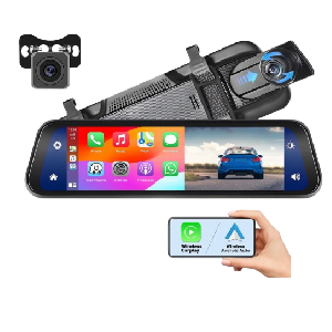 10 inch Dual Camera Mirror Camera CarPlay Android