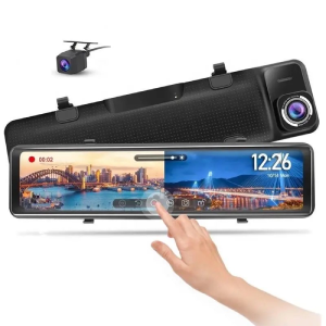 12'' Touch Screen Mirror DashCam