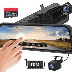 10'' Touch Screen Dual Camera DashCam